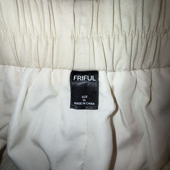 Boho Prairie Maxi Skirt XL Cream Tiered Lace Detail Cottagecore Boho Cotton - Picture 7 of 9